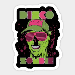 Zombie at The Disco Sticker